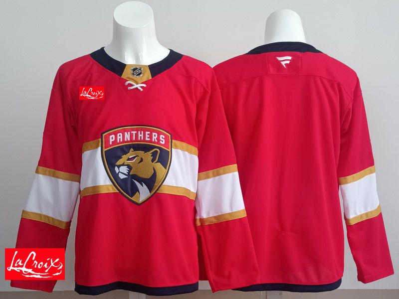 Men 2025 Florida Panthers Blank Red Fanatics Home Premium NHL Jersey style 6